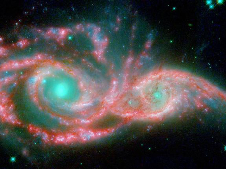 Thiên hà NGC 2207 và IC 2163